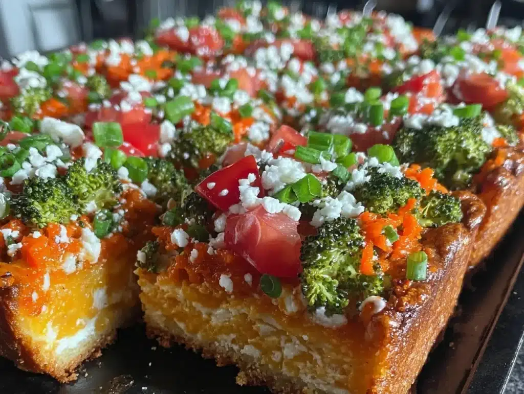 savory veggie bars - featured image