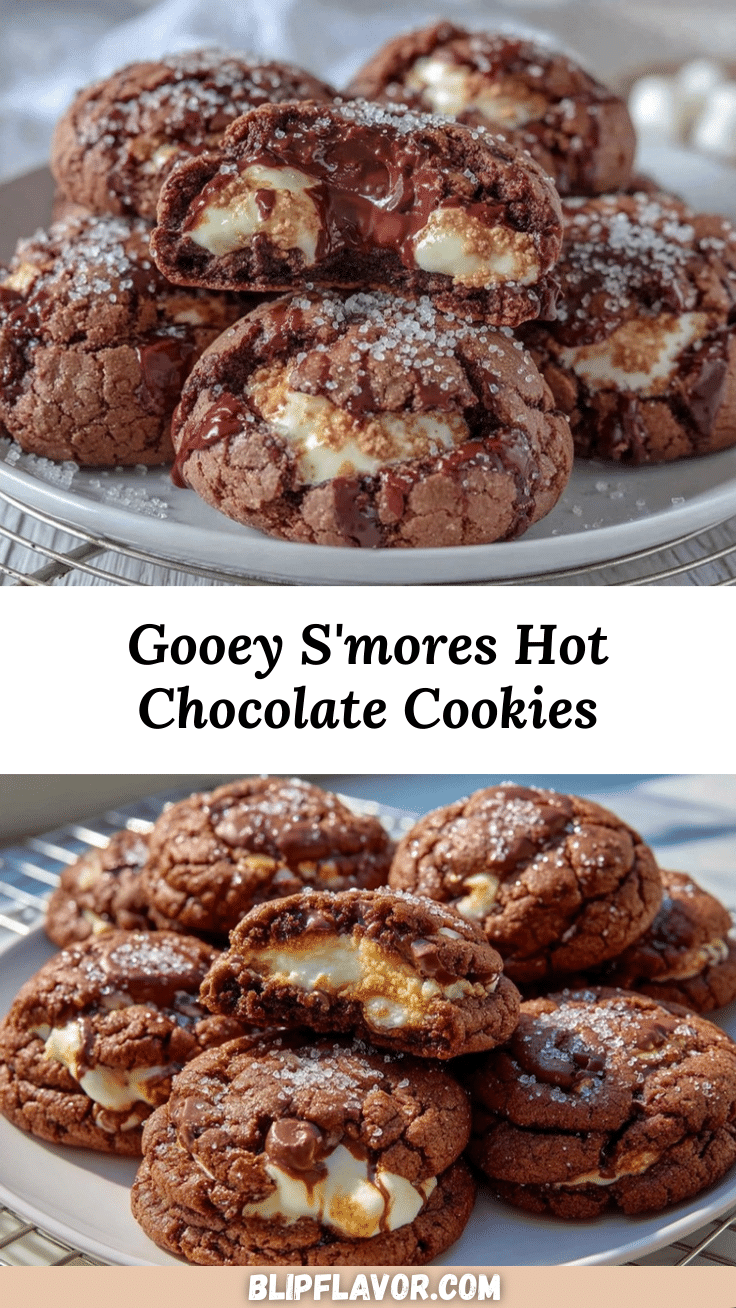 smores hot chocolate cookies recipe