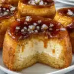 vanilla bean crème brûlée cheesecake cupcakes - featured image