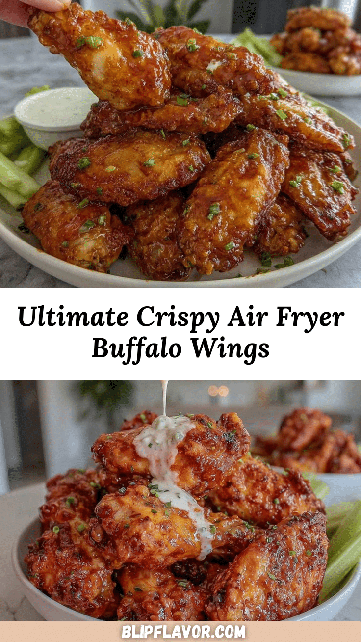 air fryer buffalo wings recipe
