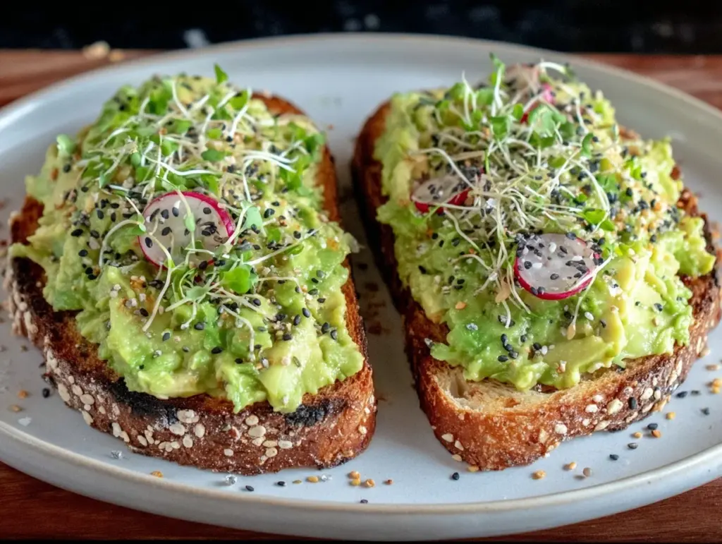 avocado toast with everything bagel seasoning - featured image