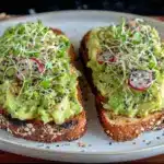 avocado toast with everything bagel seasoning - featured image