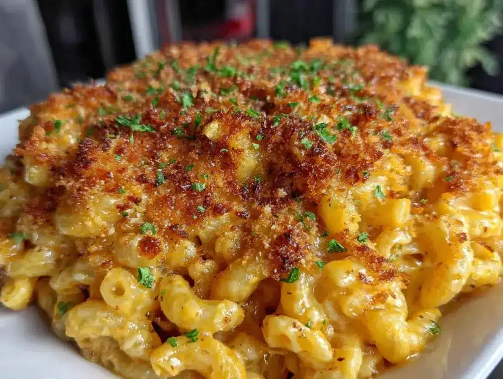 baked mac and cheese - featured image