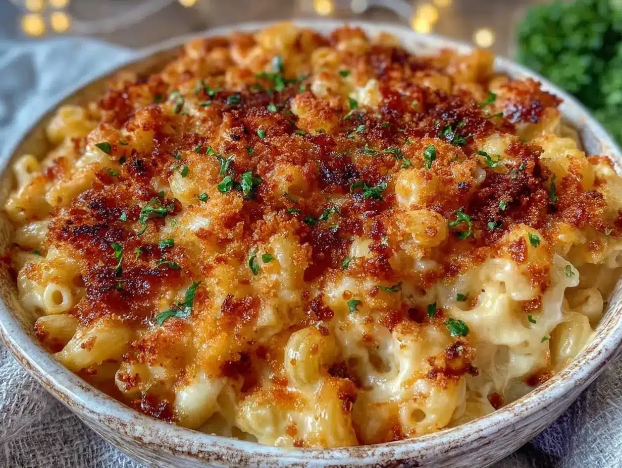 baked mac and cheese preparation steps