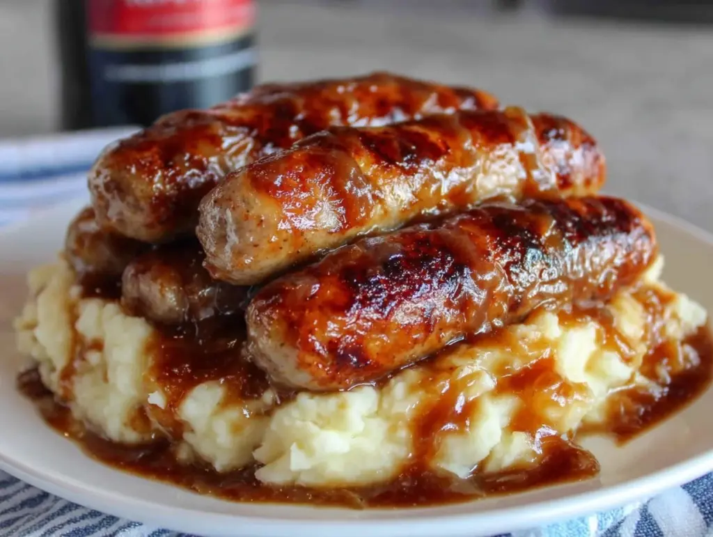 bangers and mash recipe - featured image