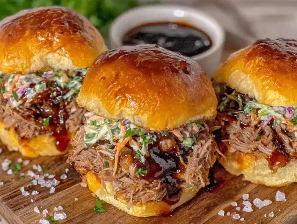 BBQ pulled pork sliders - featured image