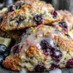 blueberry lemon scones - featured image