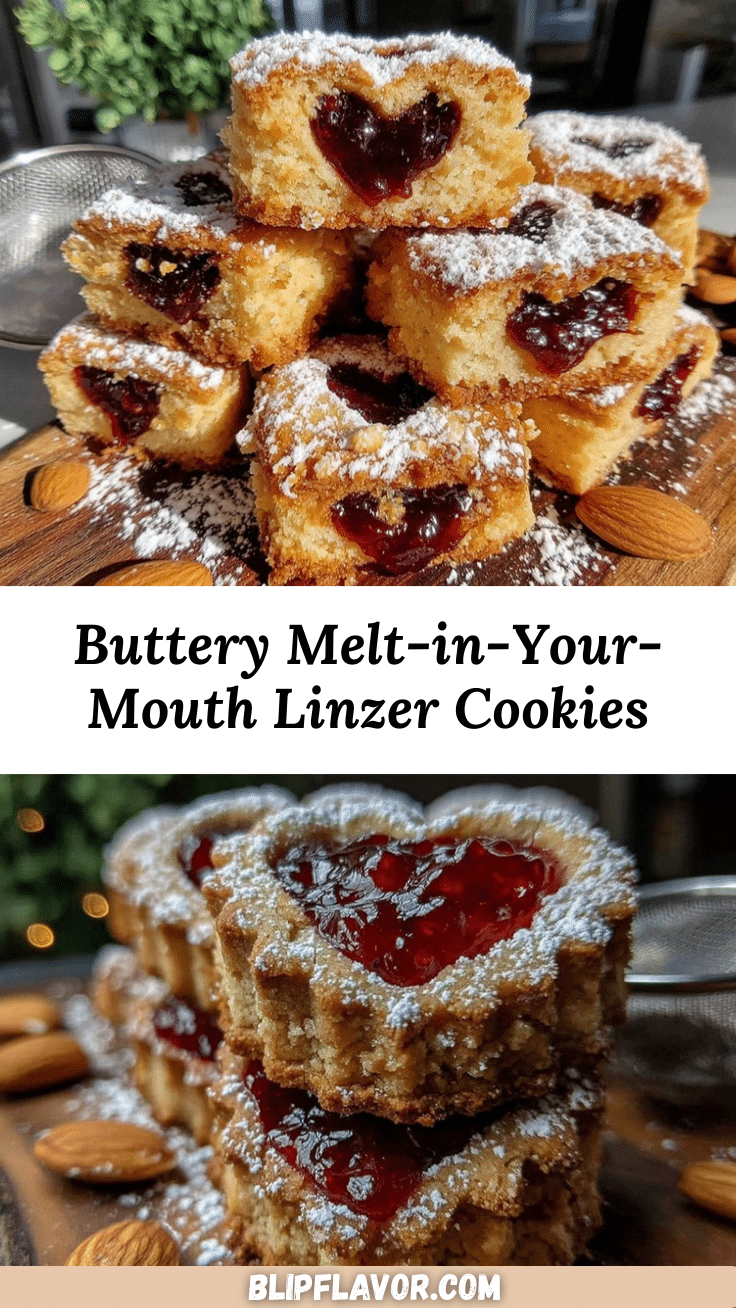 buttery linzer cookies recipe