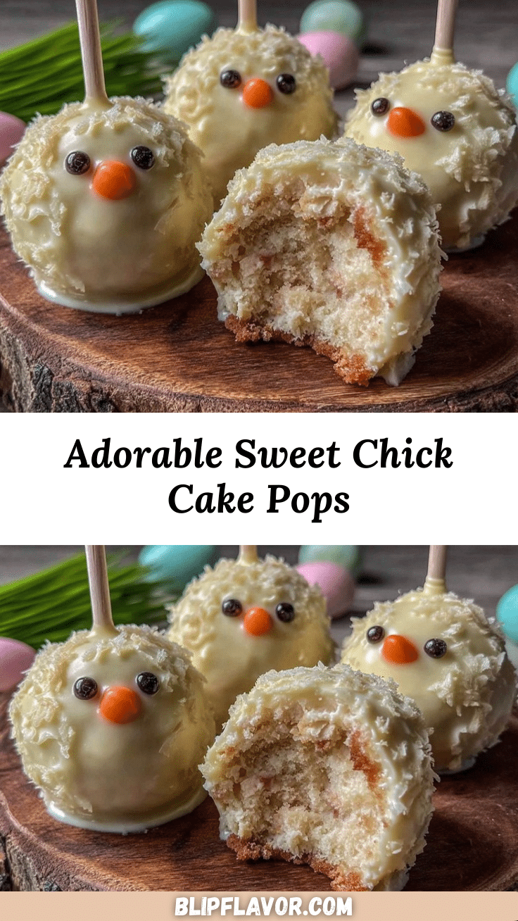 chick cake pops recipe