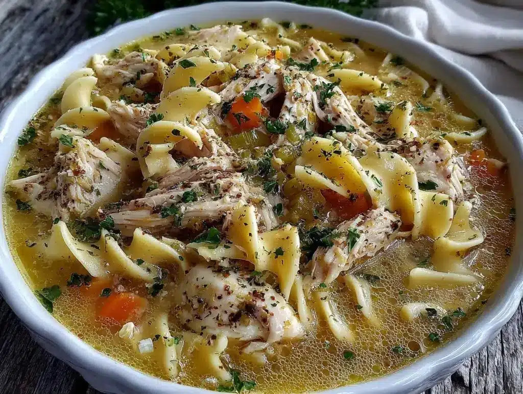 chicken noodle soup - featured image