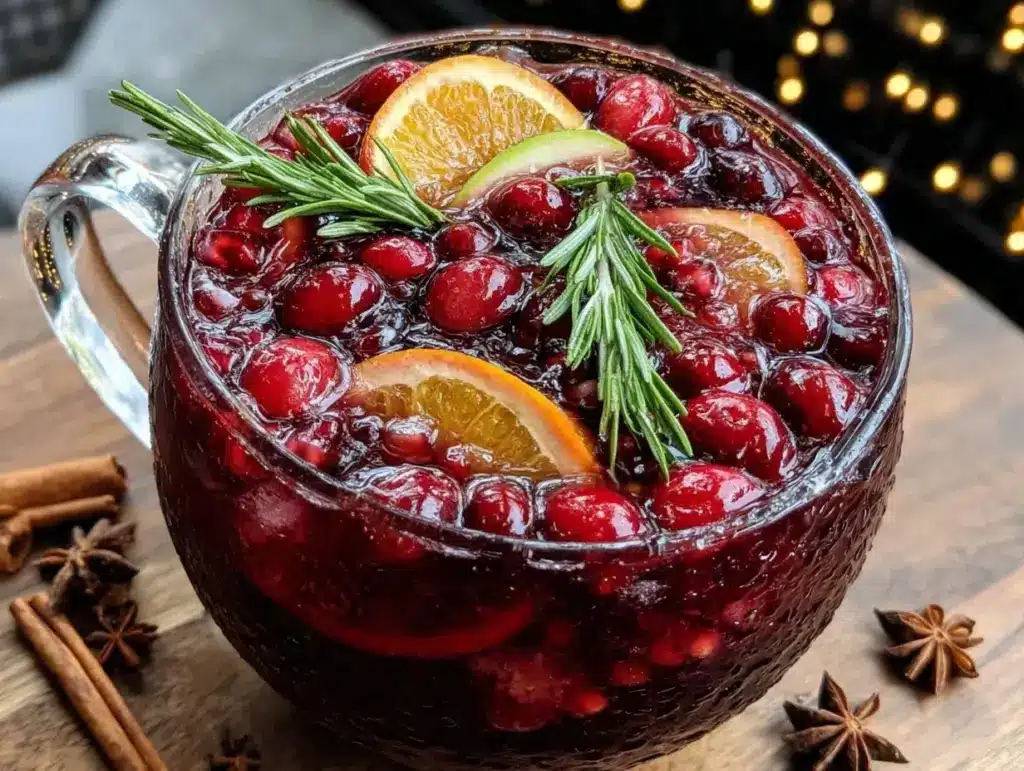 Christmas sangria recipe - featured image