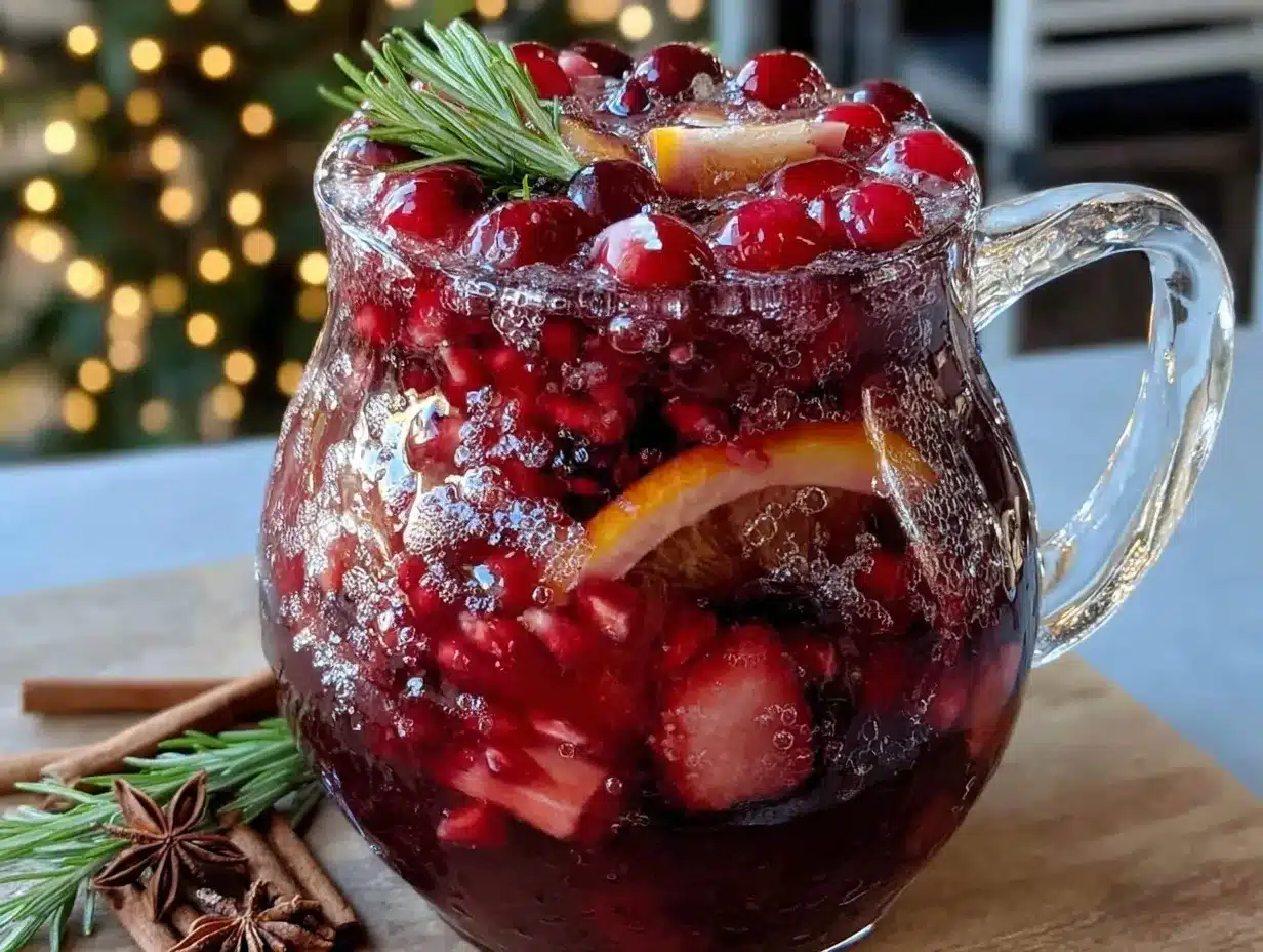 Christmas sangria recipe preparation steps
