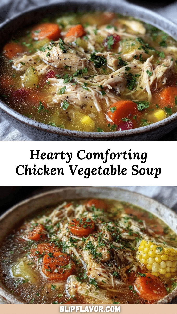 cozy chicken vegetable soup recipe