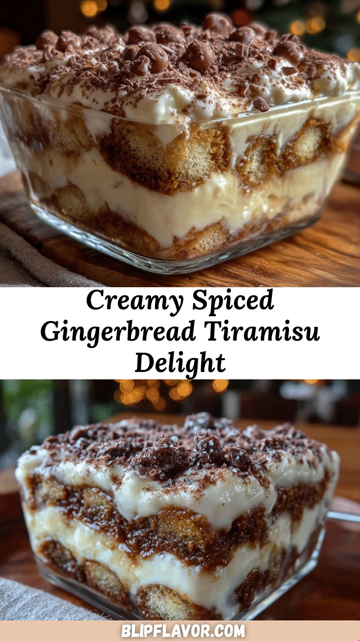 cozy gingerbread tiramisu recipe