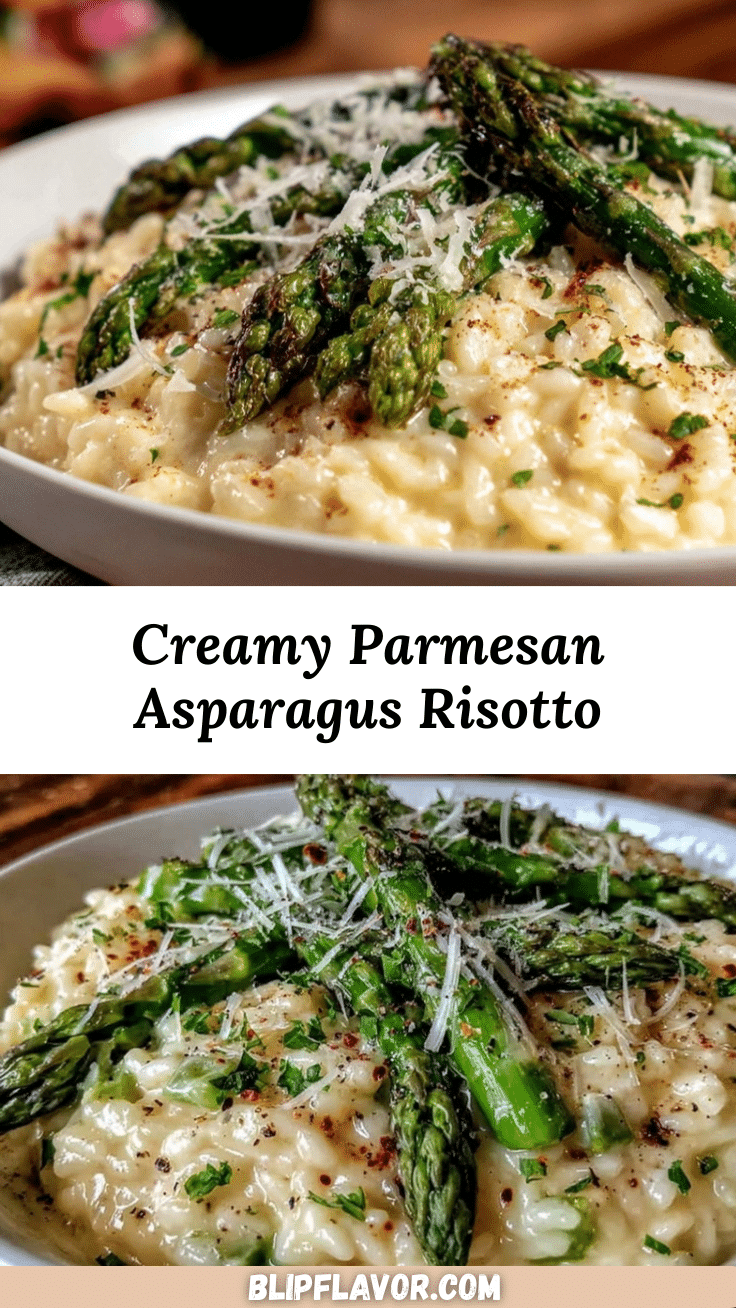 creamy asparagus risotto recipe