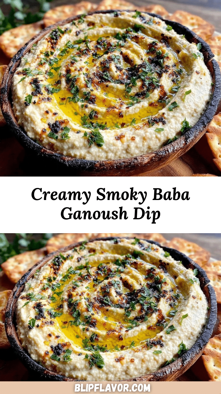 creamy baba ganoush dip recipe