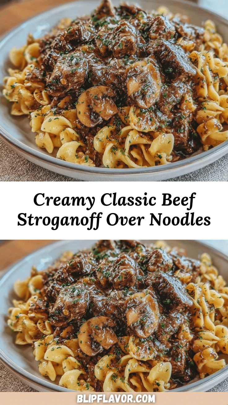 creamy beef stroganoff recipe
