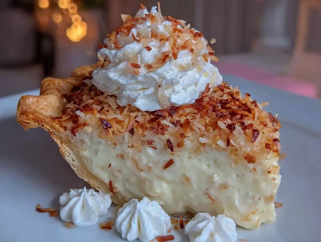creamy coconut cream pie preparation steps