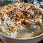 creamy coconut pudding - featured image