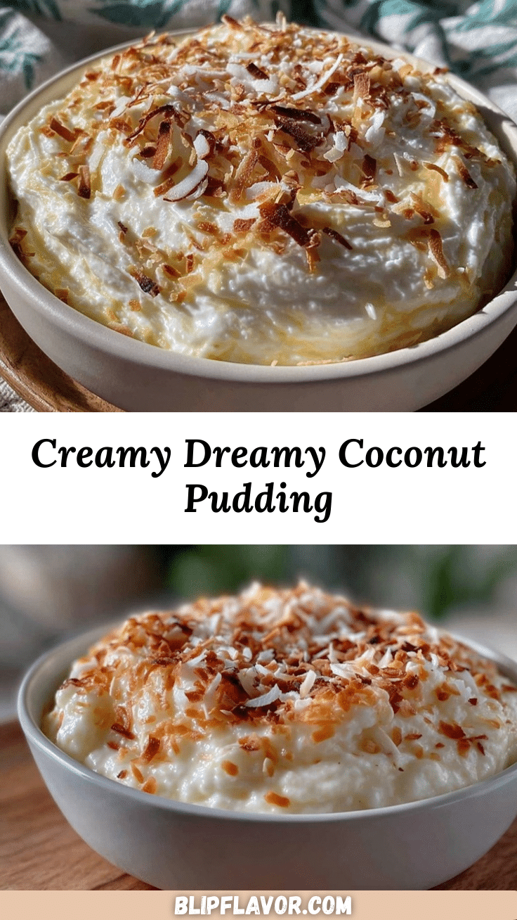 creamy coconut pudding recipe