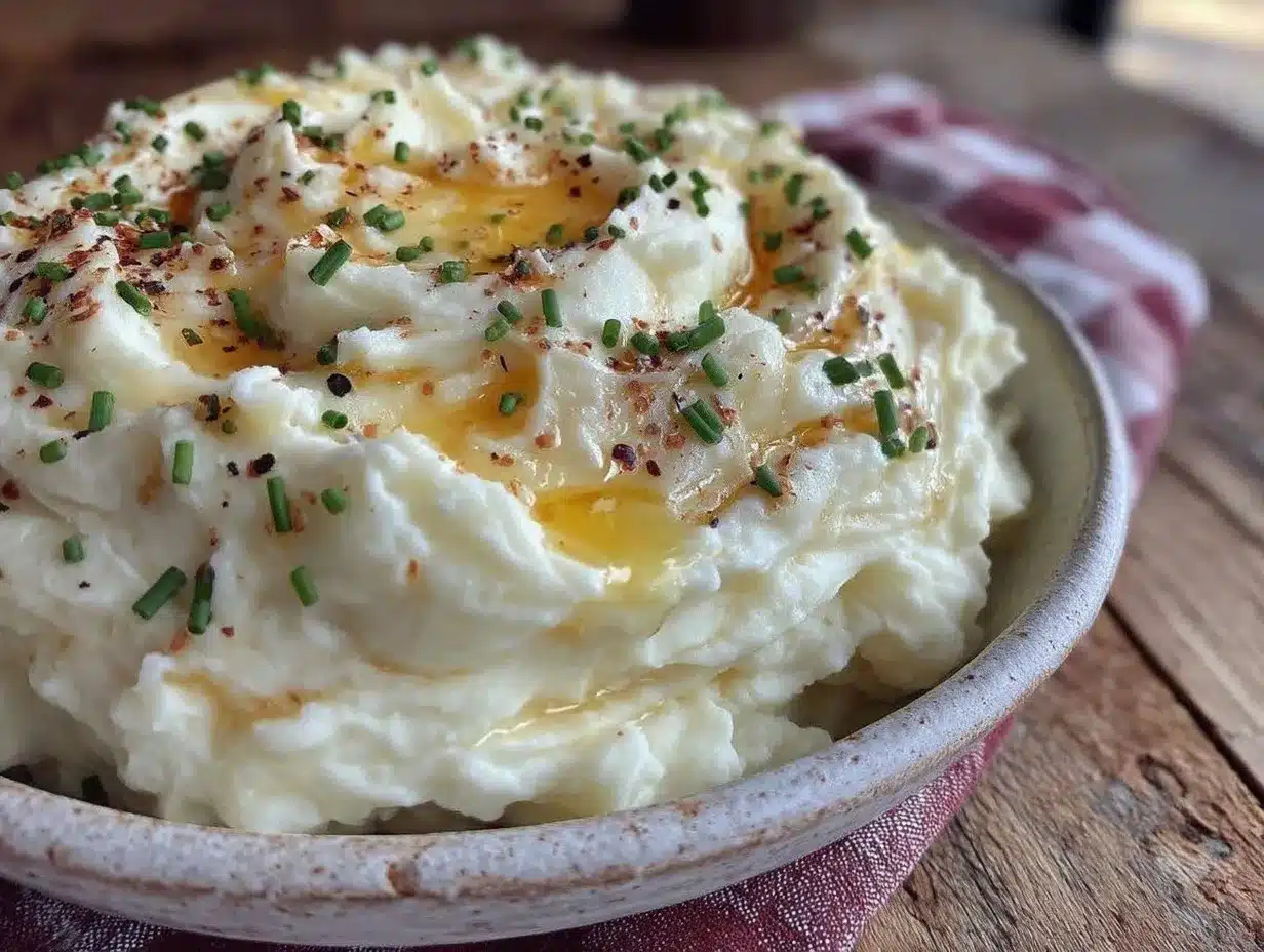 creamy garlic mashed potatoes preparation steps