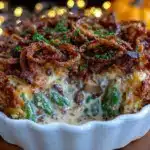 creamy green bean casserole - featured image
