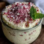 creamy peppermint panna cotta - featured image