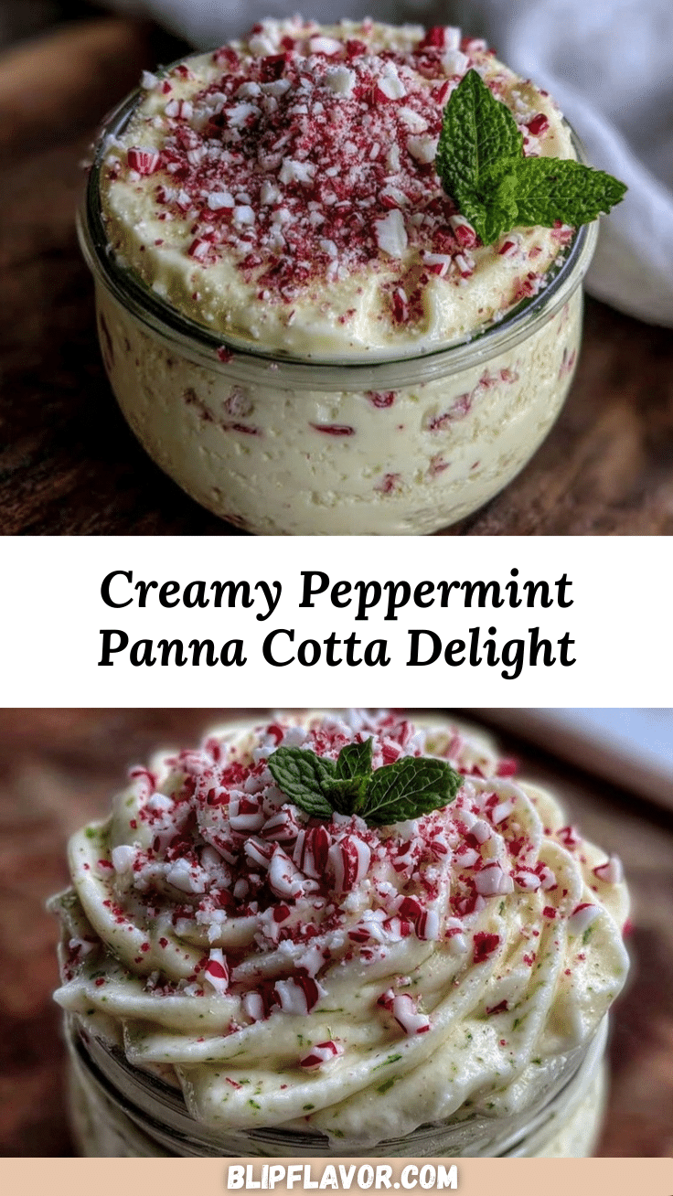 creamy peppermint panna cotta recipe
