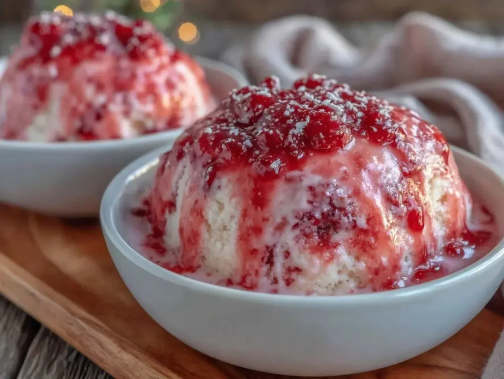 creamy pink glaze recipe - featured image