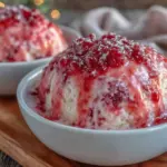 creamy pink glaze recipe - featured image