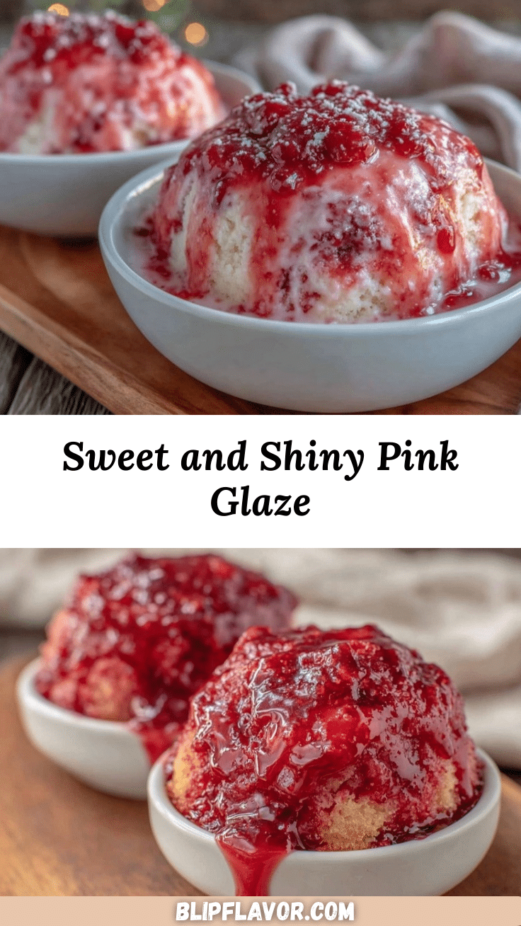 creamy pink glaze recipe recipe