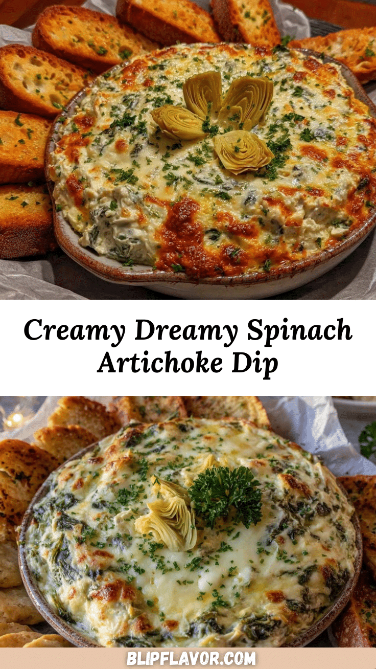 creamy spinach artichoke dip recipe