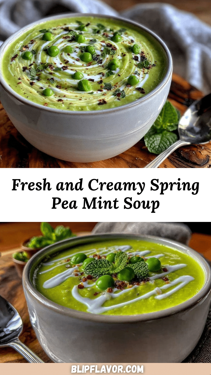 creamy spring pea and mint soup recipe