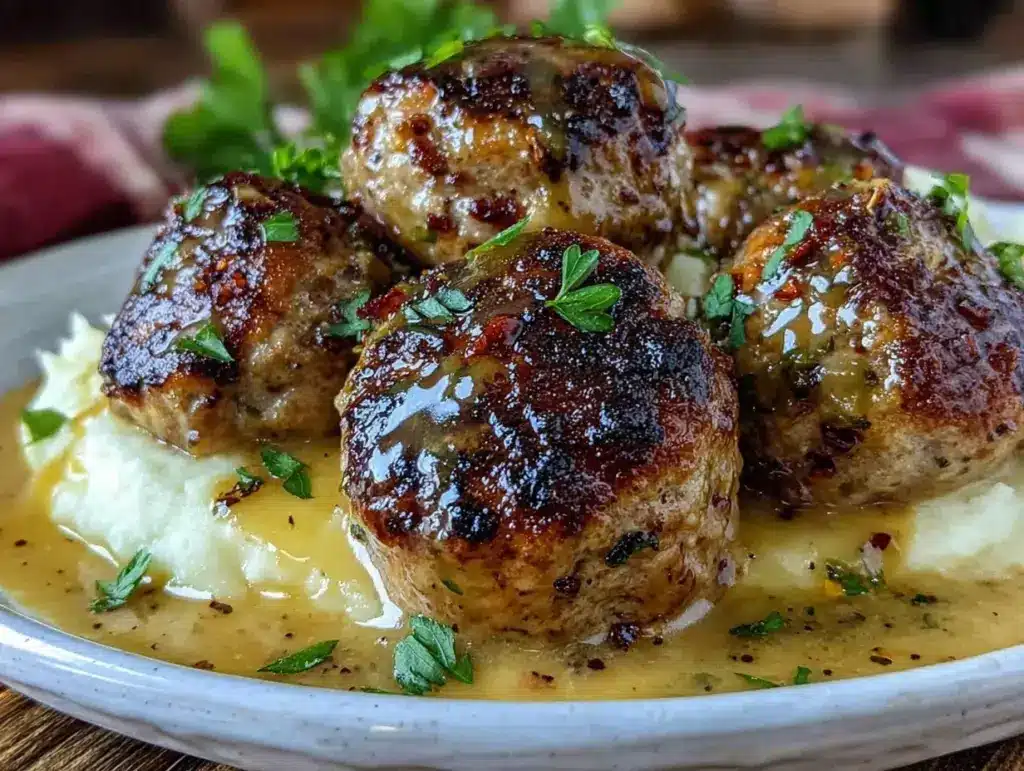 creamy Swedish meatballs - featured image