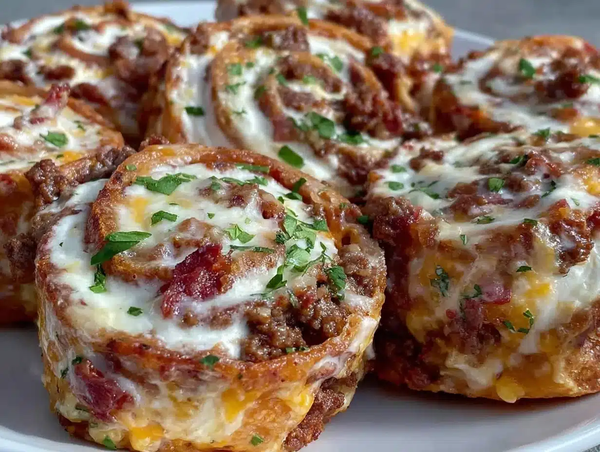 creamy taco pinwheels preparation steps