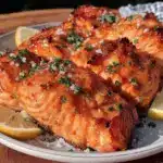 crispy air fryer salmon - featured image