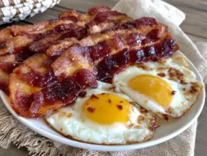 crispy bacon and perfect eggs breakfast - featured image