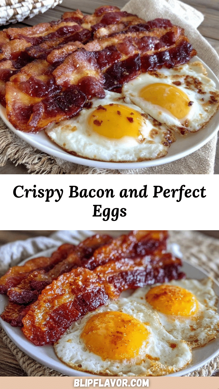 crispy bacon and perfect eggs breakfast recipe