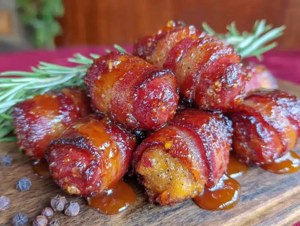 crispy bacon-wrapped little smokies - featured image