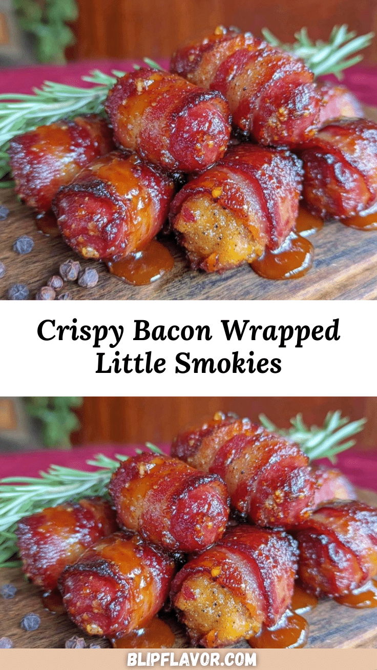 crispy bacon-wrapped little smokies recipe