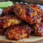 crispy buffalo chicken wings - featured image