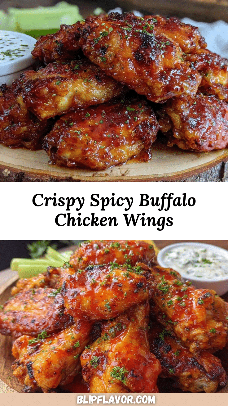 crispy buffalo chicken wings recipe