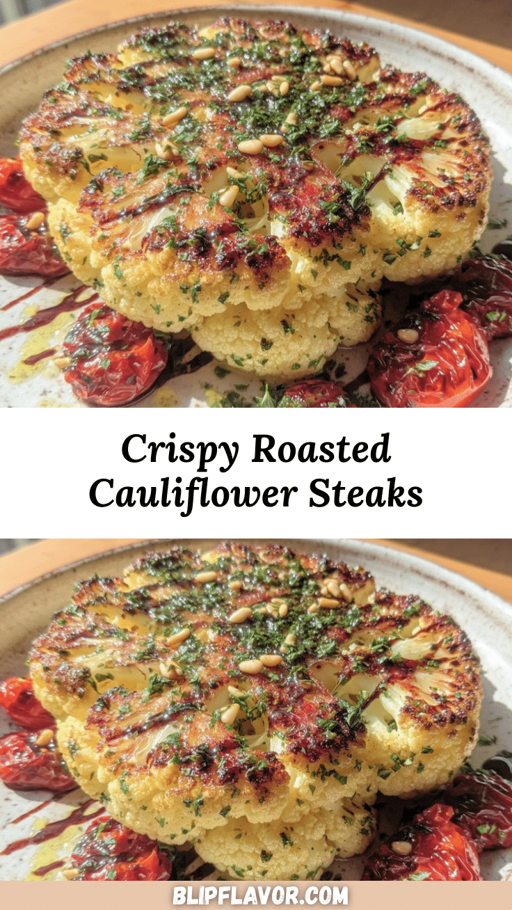 crispy cauliflower steak recipe