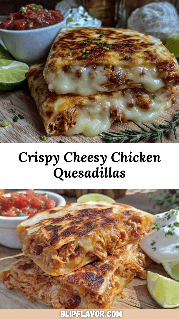 crispy chicken quesadillas recipe