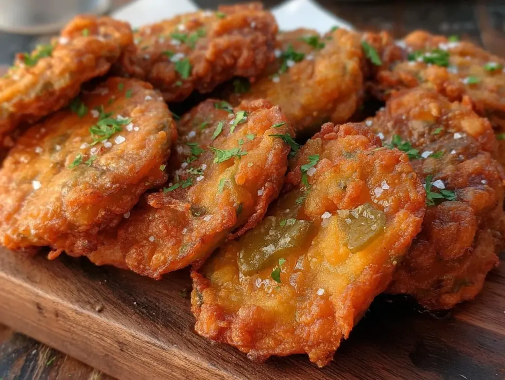 crispy fried pickles - featured image