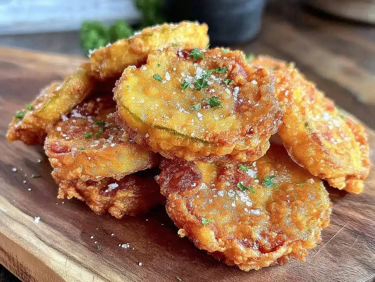 crispy fried pickles preparation steps