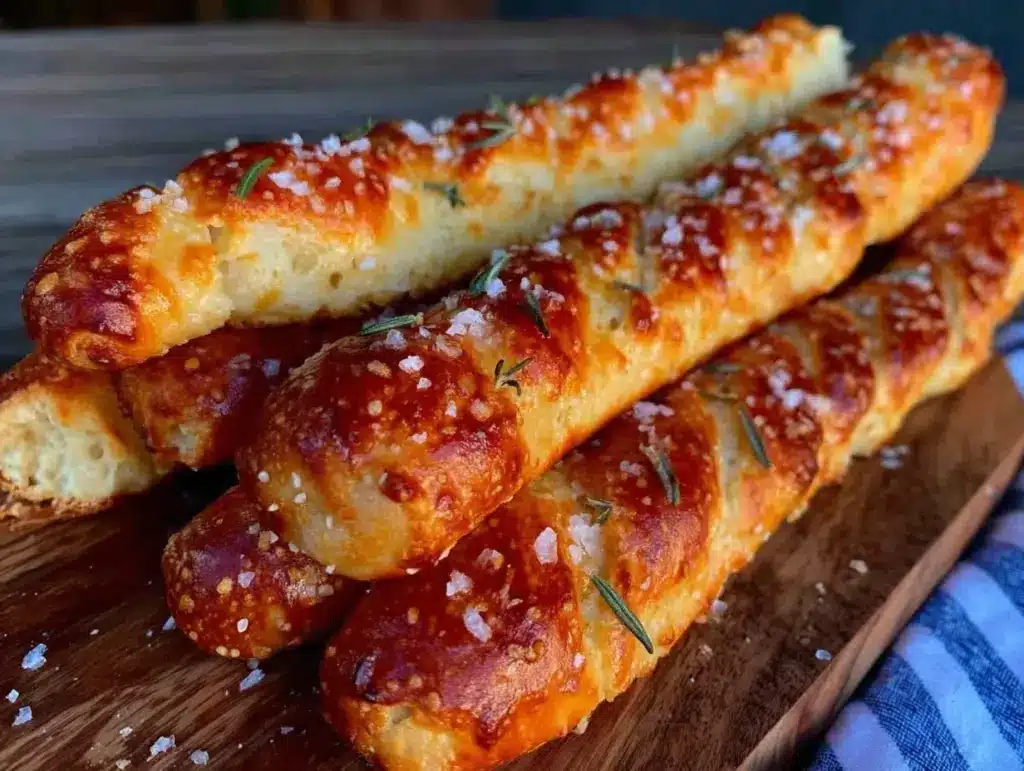 crispy garlic butter breadsticks - featured image