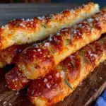 crispy garlic butter breadsticks - featured image