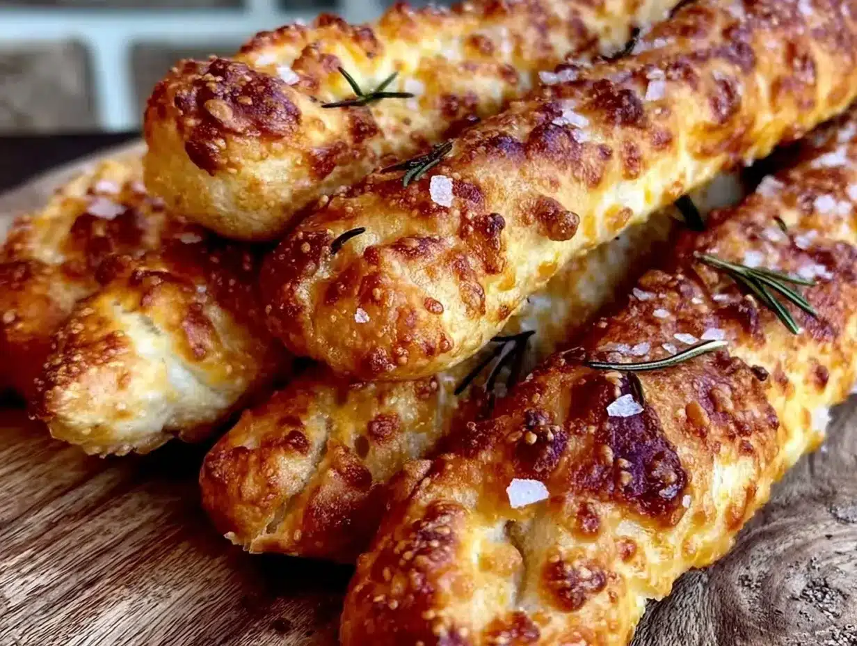 crispy garlic butter breadsticks preparation steps