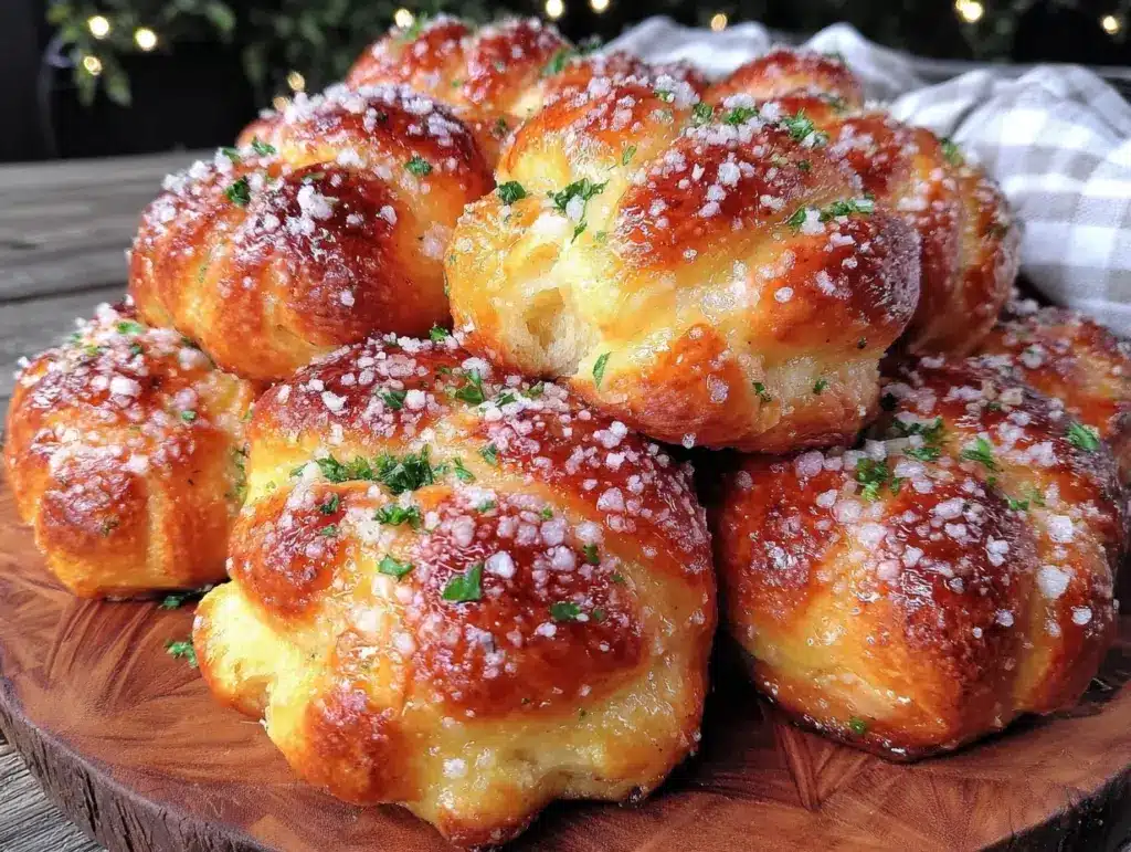 crispy garlic knots - featured image